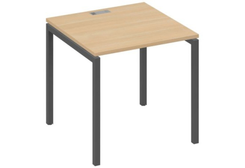 Стол письменный Мира Лофт, цвет натуральный дуб + антрацит