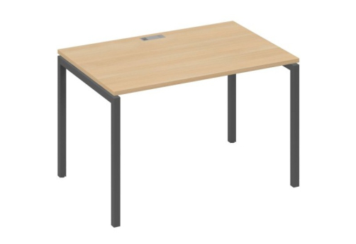 Стол письменный Мира Лофт, цвет натуральный дуб + антрацит