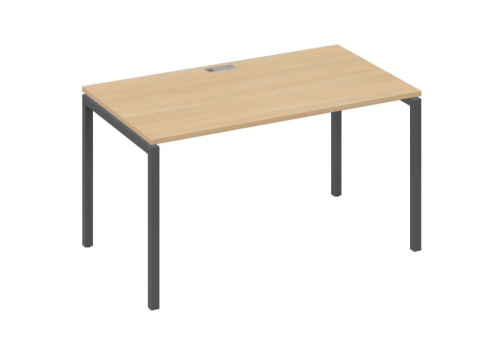 Стол письменный Мира Лофт, цвет натуральный дуб + антрацит