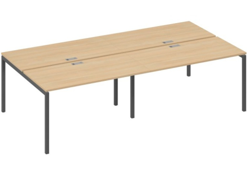 Рабочая станция 4х140 Мира Лофт, цвет натуральный дуб + антрацит