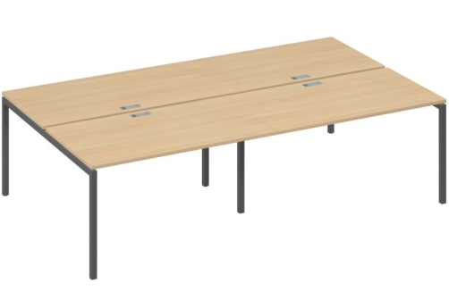 Рабочая станция 4х140 Мира Лофт, цвет натуральный дуб + антрацит