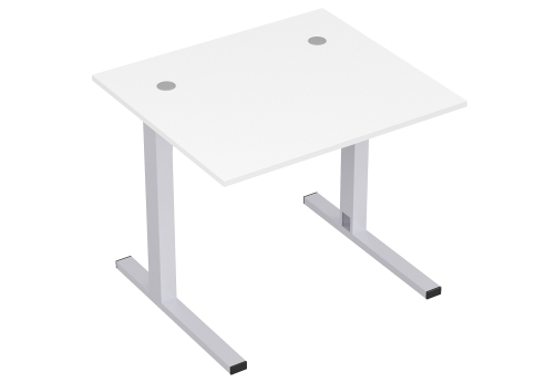 Стол для сотрудников прямолинейный Сандора, мебель цвета белый