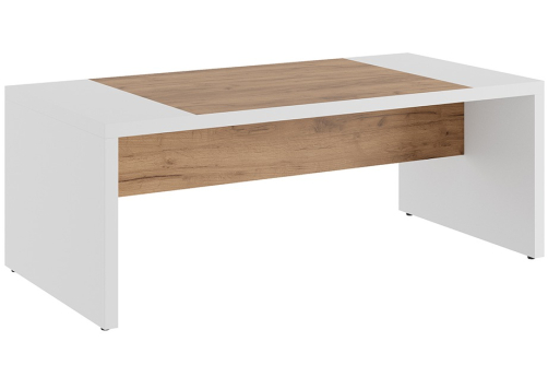 Стол журнальный Стинг, цвет дуб крафт + белый