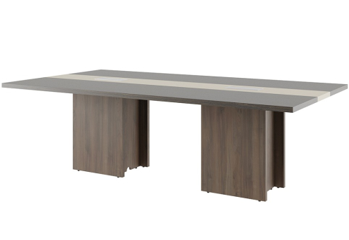 Стол для переговоров Модесто, цвет орех дижон + бежевый