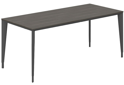 Стол приставной Дания, цвет брэнсон трюфель + антрацит