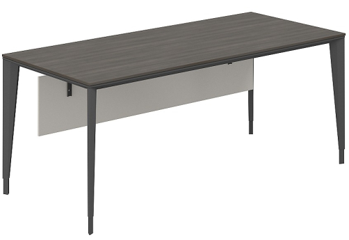 Стол руководителя Дания, цвет брэнсон трюфель + антрацит