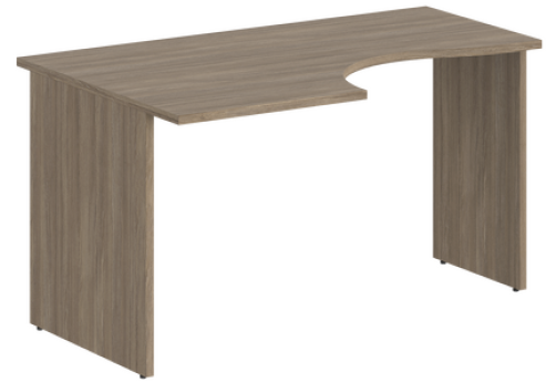 Стол эргономичный левый Индиго Вуд, цвет дуб модена