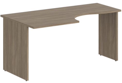 Стол эргономичный левый Индиго Вуд, цвет дуб модена