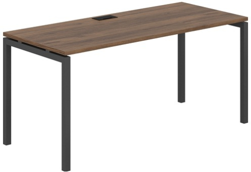 Стол рабочий Индиго Форт, цвет дуб модена + антрацит
