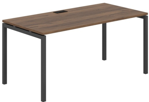 Стол рабочий Индиго Форт, цвет дуб модена + антрацит