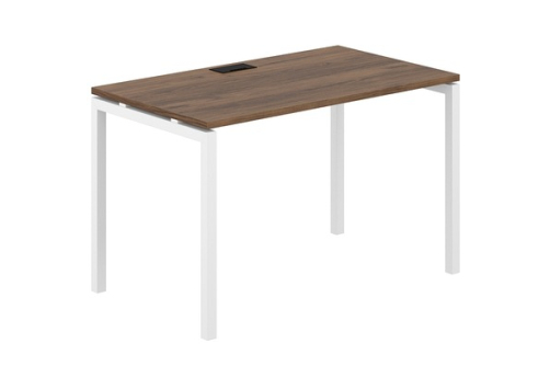 Стол рабочий Индиго Форт, цвет дуб модена + белый