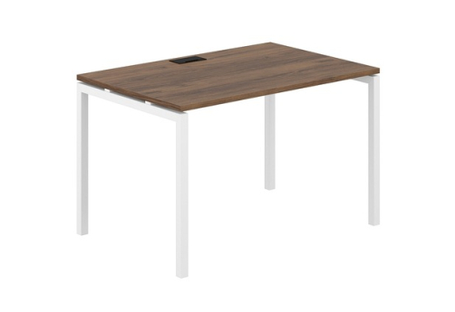 Стол рабочий Индиго Форт, цвет дуб модена + белый