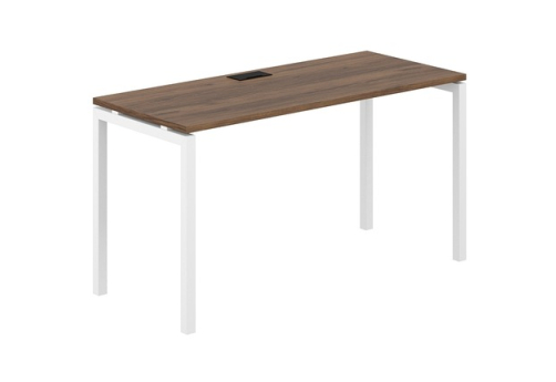 Стол рабочий Индиго Форт, цвет дуб модена + белый