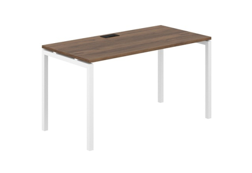 Стол рабочий Индиго Форт, цвет дуб модена + белый