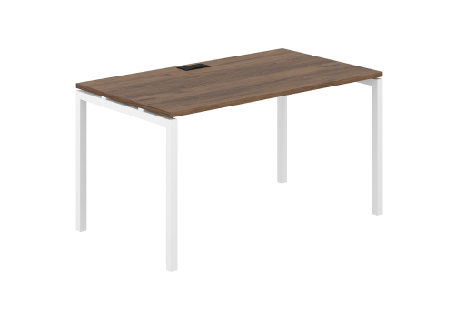 Стол рабочий Индиго Форт, цвет дуб модена + белый