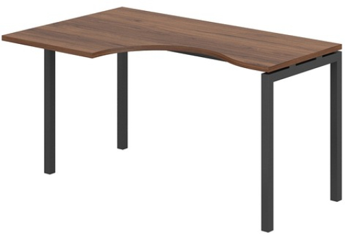 Стол эргономичный левый Индиго Форт, цвет дуб модена + антрацит
