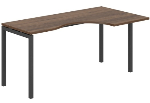 Стол эргономичный правый Индиго Форт, цвет дуб модена + антрацит