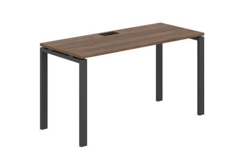 Стол рабочий Индиго Сет, цвет дуб модена + антрацит