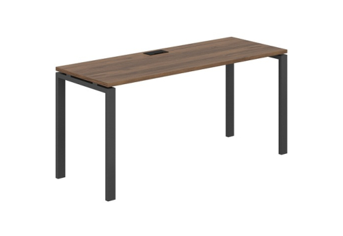 Стол рабочий Индиго Сет, цвет дуб модена + антрацит