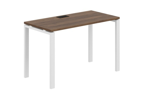 Стол рабочий Индиго Сет, цвет дуб модена + белый