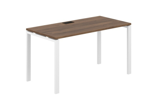 Стол рабочий Индиго Сет, цвет дуб модена + белый
