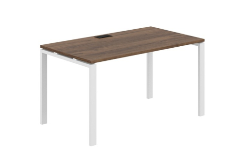 Стол рабочий Индиго Сет, цвет дуб модена + белый