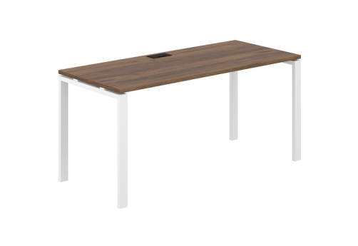 Стол рабочий Индиго Сет, цвет дуб модена + белый