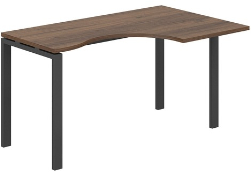 Стол эргономичный правый Индиго Сет, цвет дуб модена + антрацит