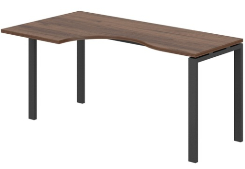 Стол эргономичный левый Индиго Сет, цвет дуб модена + антрацит