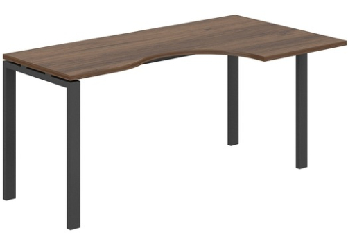 Стол эргономичный правый Индиго Сет, цвет дуб модена + антрацит