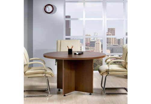 Конференц-стол круглый Адмирал, цвет орех