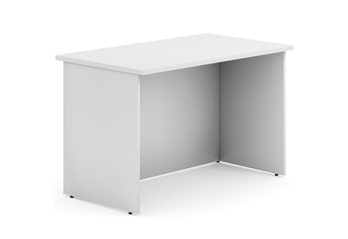 Стол рабочий (высокая лицевая панель) Мотиви, цвет белый