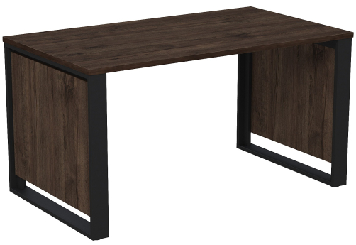 Стол рабочий Венди Персонал, цвет брауни + графит