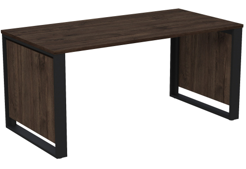 Стол рабочий Венди Персонал, цвет брауни + графит