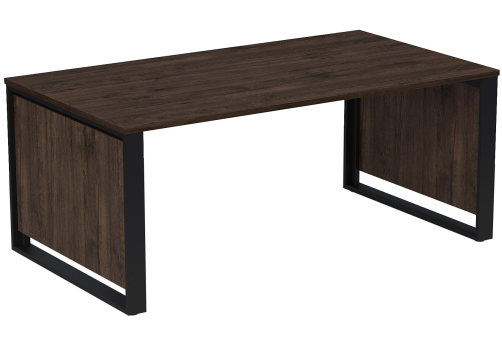 Стол рабочий Венди Персонал, цвет брауни + графит
