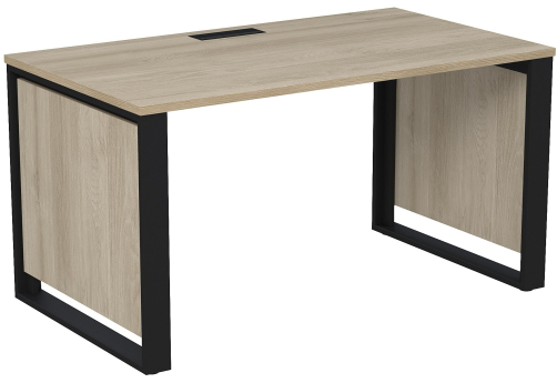 Стол рабочий Венди Персонал, цвет светлый дуб + терра