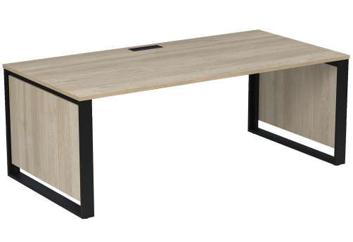 Стол рабочий Венди Персонал, цвет светлый дуб + терра