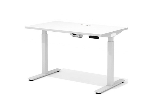 Стол с подъемным механизмом (с лючком) Софт, цвет белый