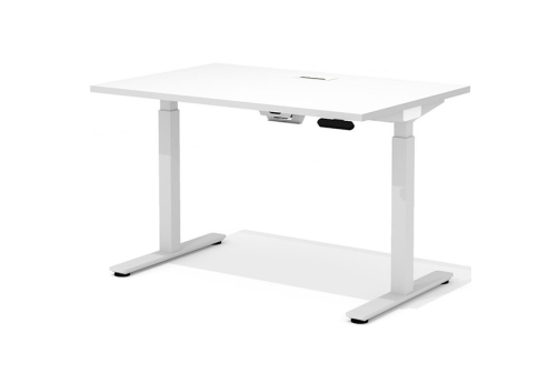 Стол с подъемным механизмом (с лючком) Софт, цвет белый