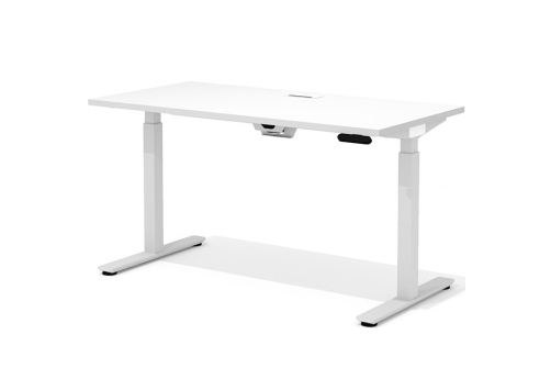 Стол с подъемным механизмом (с лючком) Софт, цвет белый