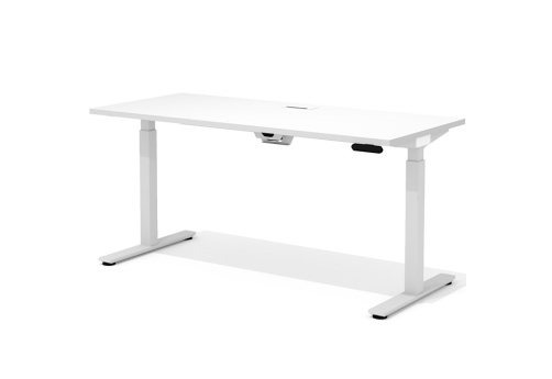 Стол с подъемным механизмом (с лючком) Софт, цвет белый