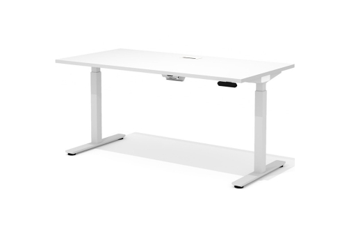 Стол с подъемным механизмом (с лючком) Софт, цвет белый