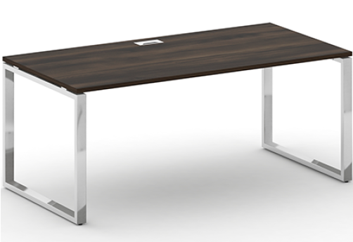 Стол руководителя прямой Брауни, цвет дуб мали