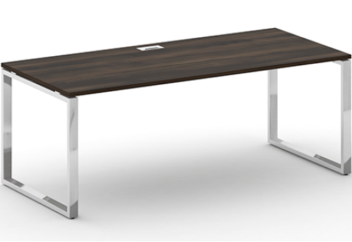 Стол руководителя прямой Брауни, цвет дуб мали