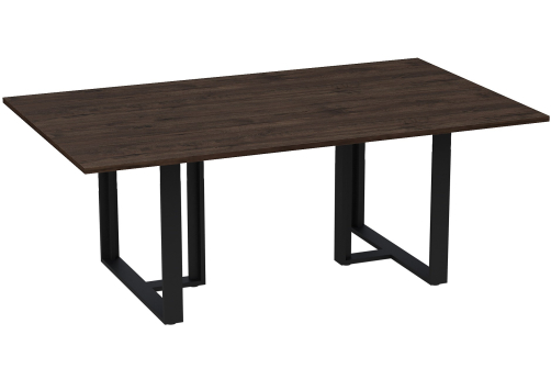 Стол переговорный Венди Персонал, цвет брауни + графит