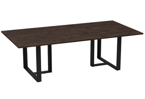 Стол переговорный Венди Персонал, цвет брауни + графит