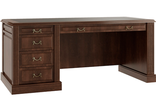 Стол письменный левый Ричард, цвет дуб шоколад