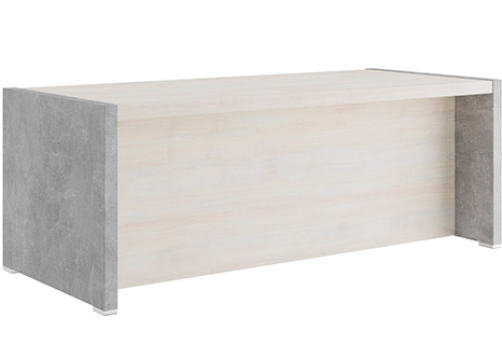 Стол письменный Челси, цвет дуб шамони светлый + бетон светлый