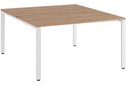 Бенч-система Эрника Металл, цвет дуб крафт + белый