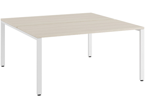 Бенч-система Эрника Металл, цвет дуб шамони светлый + белый